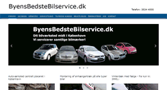Desktop Screenshot of byensbedstebilservice.dk